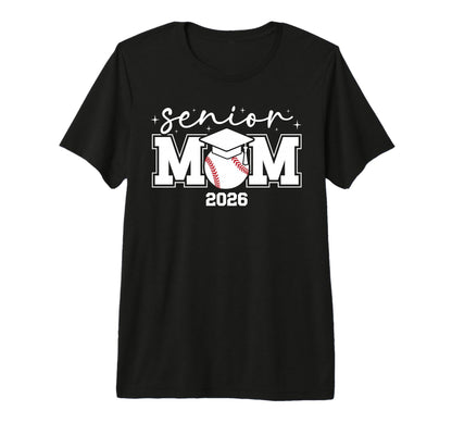 Baseball Senior Mom Senior Baseball T-Shirt - Casual Everyday Wear Unisex - T-Shirt, Sweatshirt, Hoodie