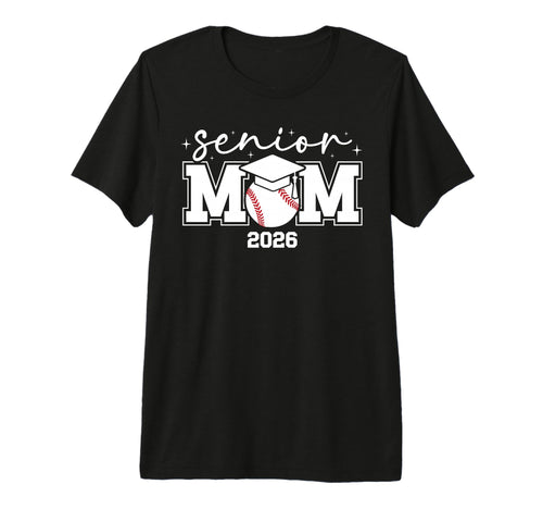 Baseball Senior Mom Senior Baseball T-Shirt - Casual Everyday Wear Unisex - T-Shirt, Sweatshirt, Hoodie