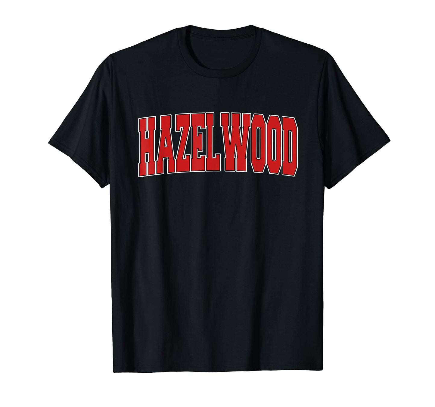 Hazelwood Mo Missouri Varsity Usa T-Shirt - Minimalist Print Men Women - T-Shirt, Sweatshirt, Hoodie