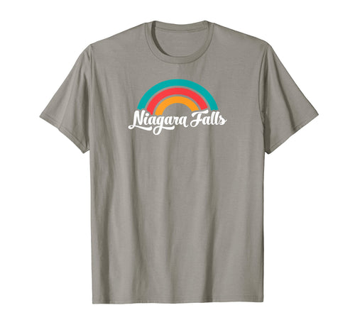 Niagara Falls Ny Script Rainbow T-Shirt - Streetwear Style for Adults - T-Shirt, Sweatshirt, Hoodie