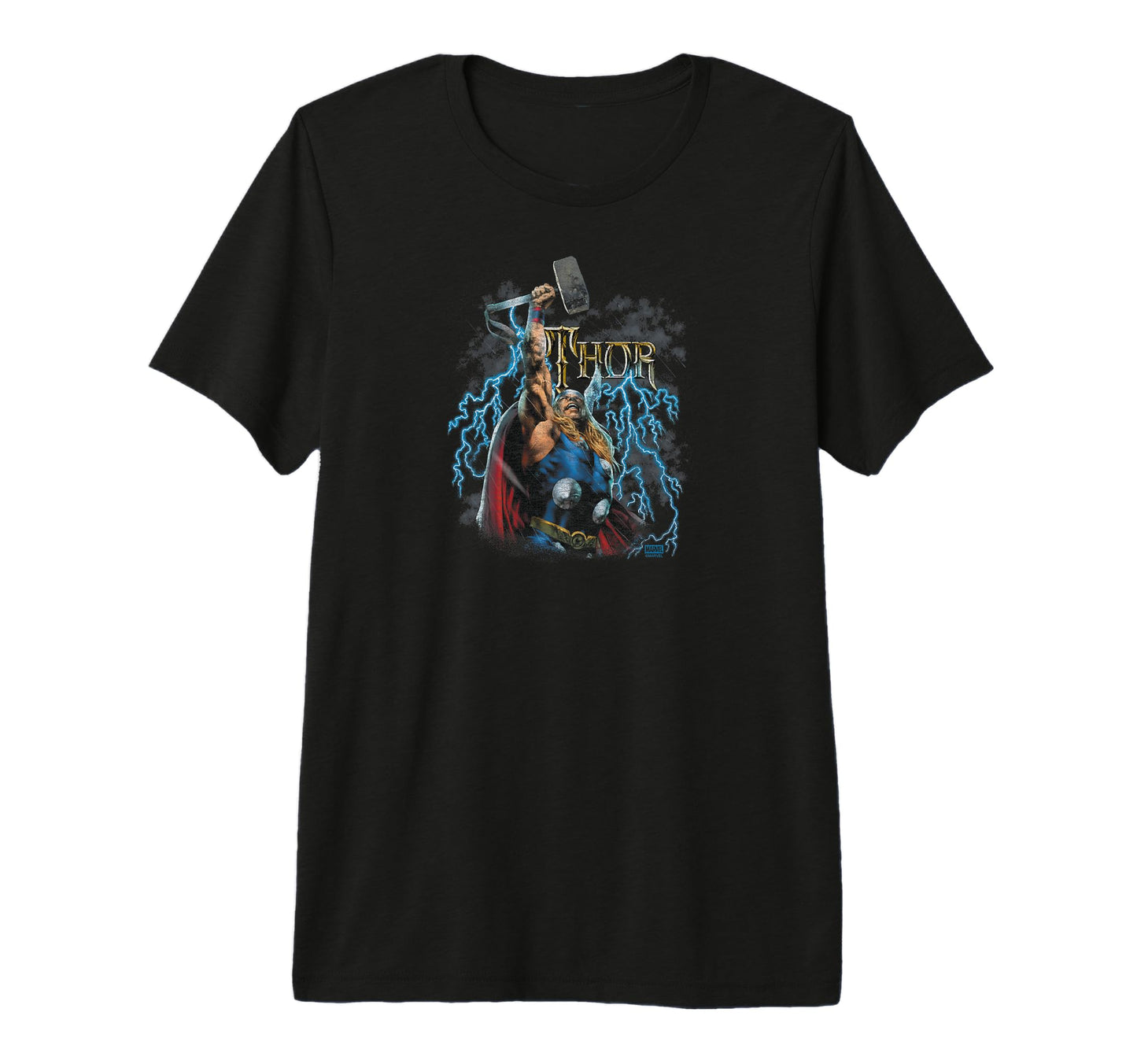Marvel Mighty Thor Rock Vibe Tri Blend T-Shirt - Unique Graphic Men Women - T-Shirt, Sweatshirt, Hoodie