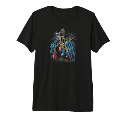 Marvel Mighty Thor Rock Vibe Tri Blend T-Shirt - Unique Graphic Men Women - T-Shirt, Sweatshirt, Hoodie