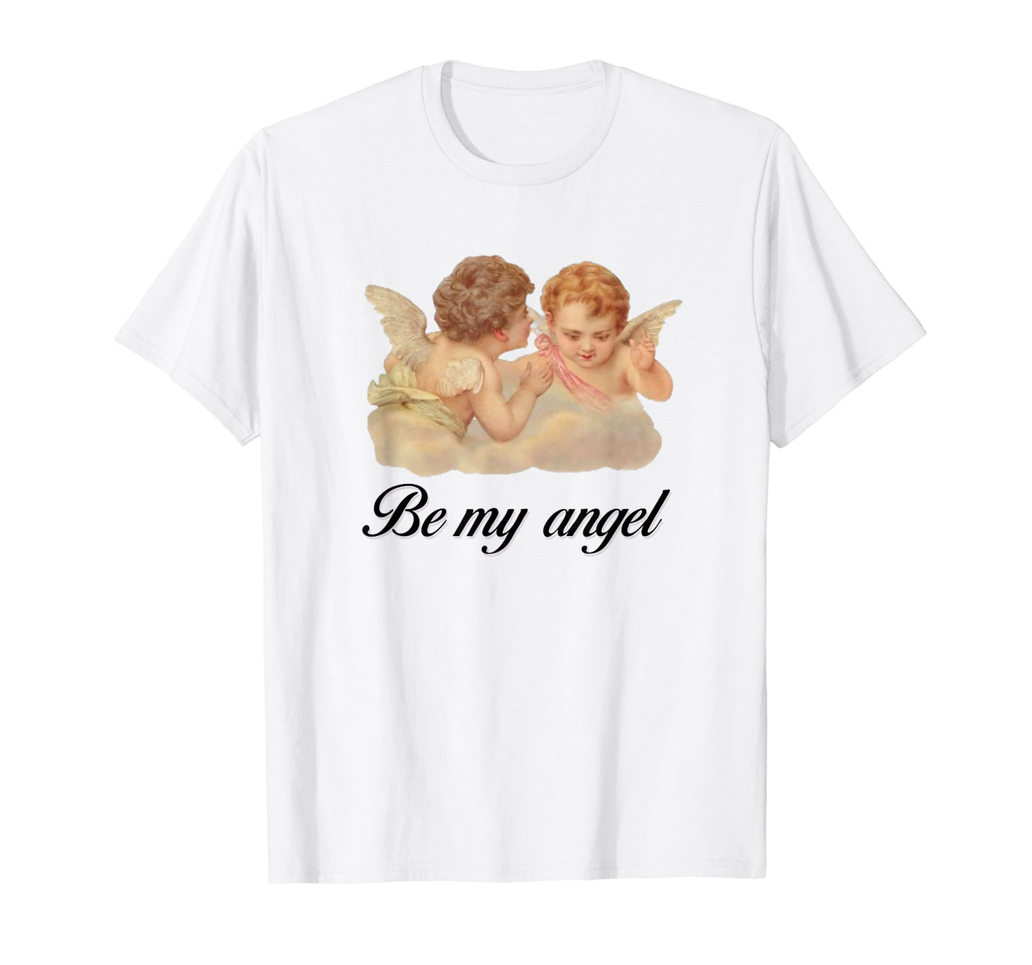 Angel Coquette Girlcore Y2K Aesthetic T-Shirt - Novelty Apparel for Adults - T-Shirt, Sweatshirt, Hoodie