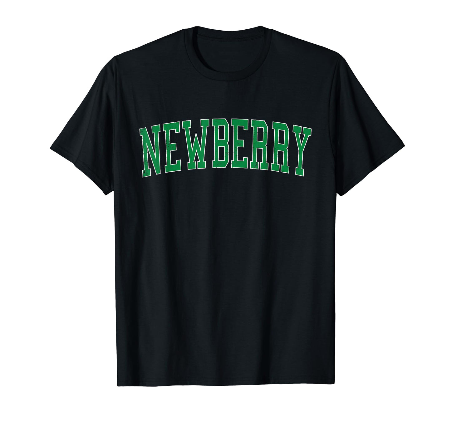 Newberry Sc Distressed Green Varsity T-Shirt - Aesthetic Graphic for Adults - T-Shirt, Sweatshirt, Hoodie