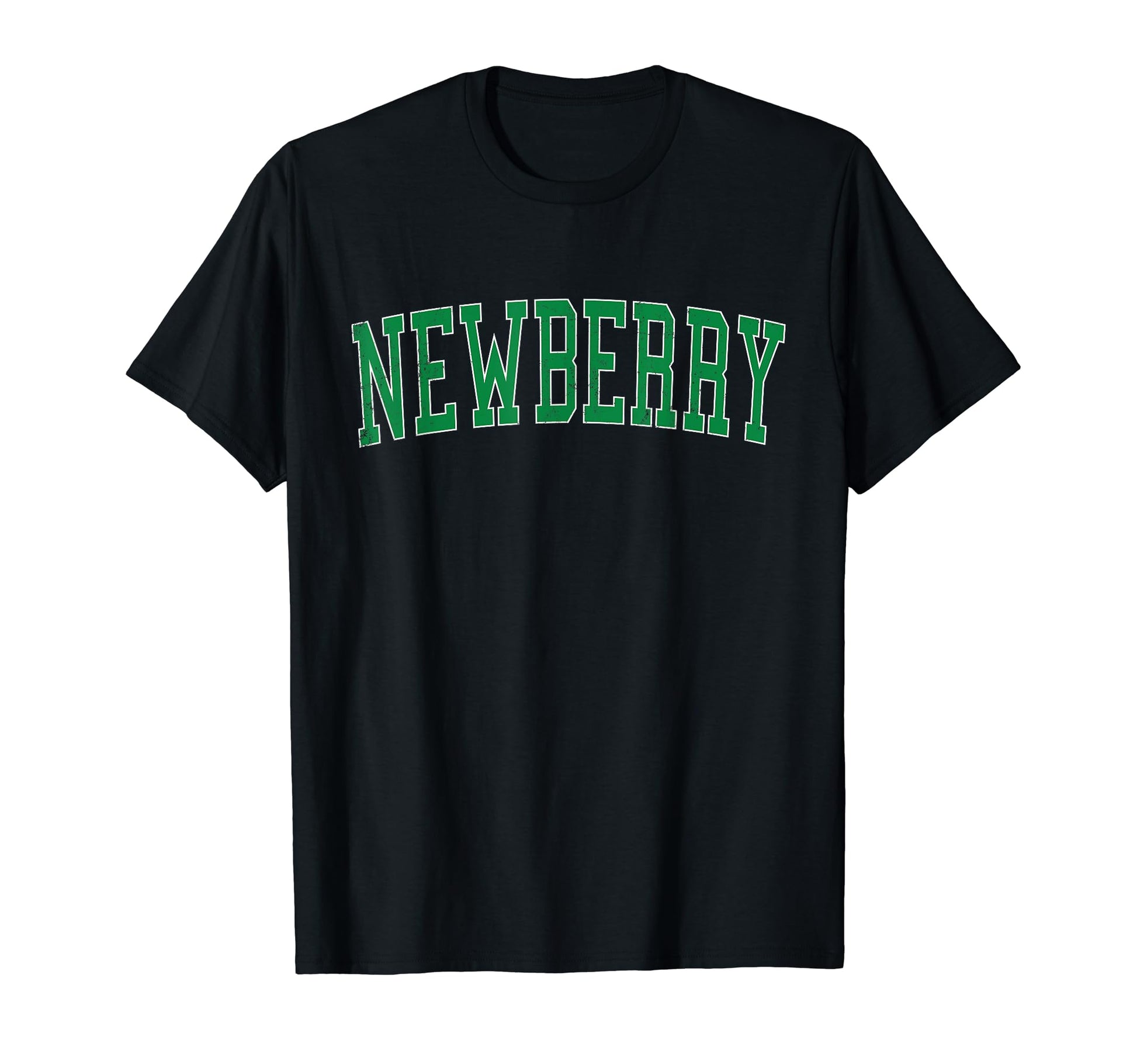 Newberry Sc Distressed Green Varsity T-Shirt - Aesthetic Graphic for Adults - T-Shirt, Sweatshirt, Hoodie