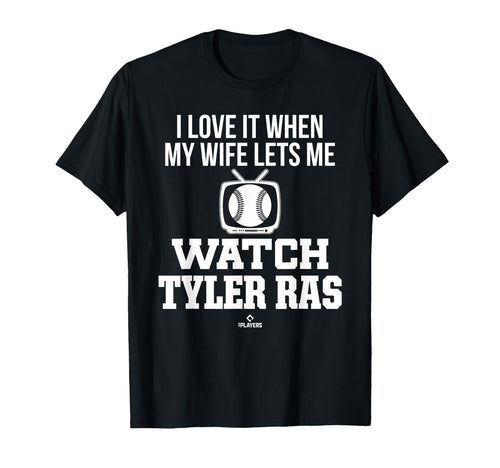 My Wife Lets Me Watch Tyler Ras T-Shirt - Unique Graphic for Adults - T-Shirt, Sweatshirt, Hoodie