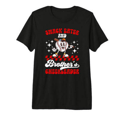 Brothers Cheerleader Baseball Sister T-Shirt - Trendy Graphic Men Women - T-Shirt, Sweatshirt, Hoodie