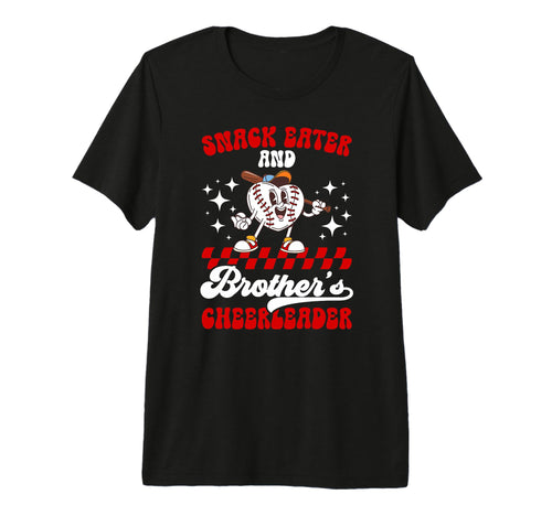 Brothers Cheerleader Baseball Sister T-Shirt - Trendy Graphic Men Women - T-Shirt, Sweatshirt, Hoodie