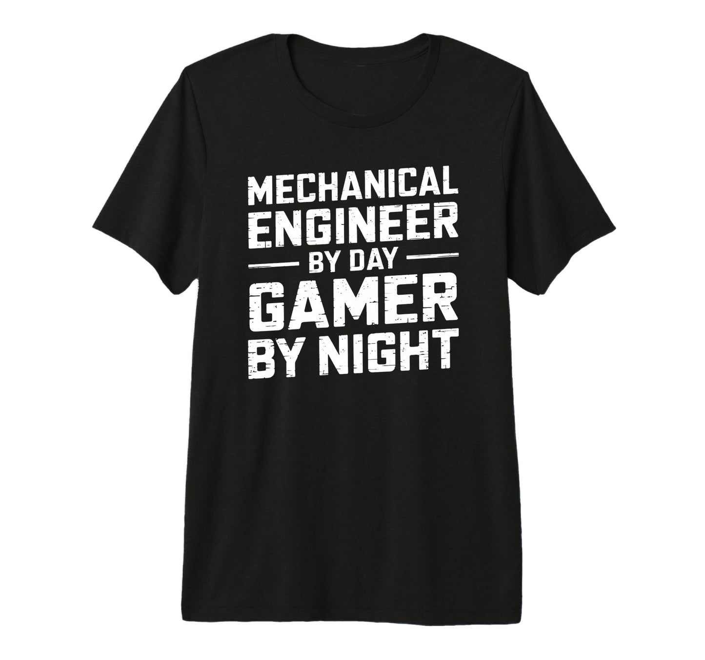 Mechanical Engineer Day Gamer Night T-Shirt - Unique Graphic for Adults - T-Shirt, Sweatshirt, Hoodie