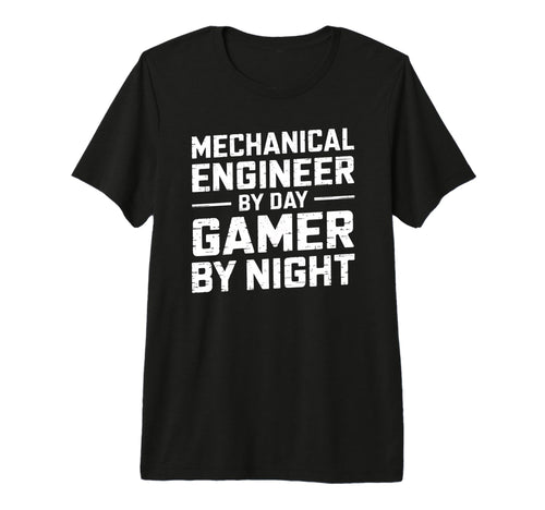 Mechanical Engineer Day Gamer Night T-Shirt - Unique Graphic for Adults - T-Shirt, Sweatshirt, Hoodie