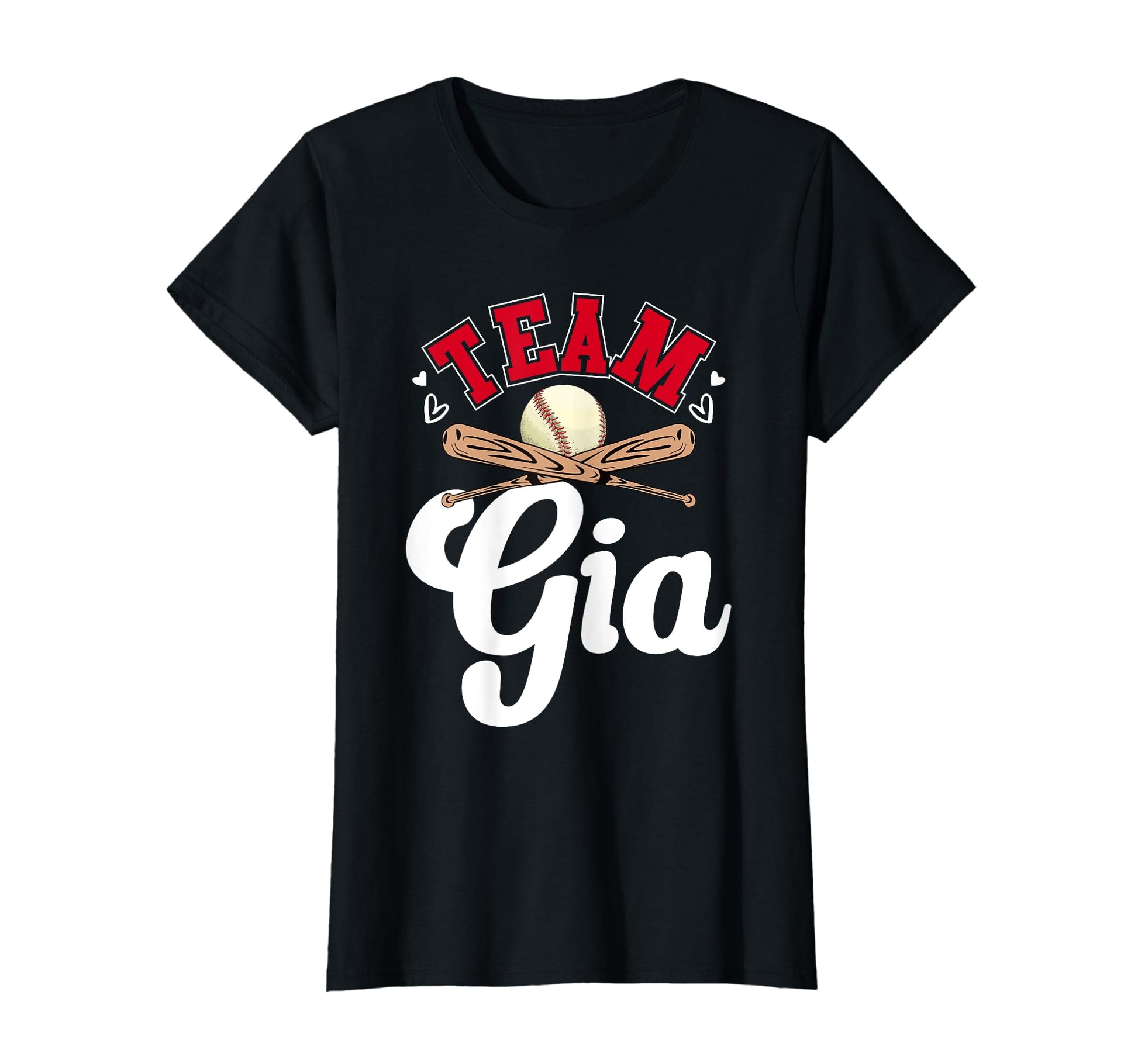 Team Gia Mothers Day Baseball Softball T-Shirt - Novelty Apparel Men Women - T-Shirt, Sweatshirt, Hoodie