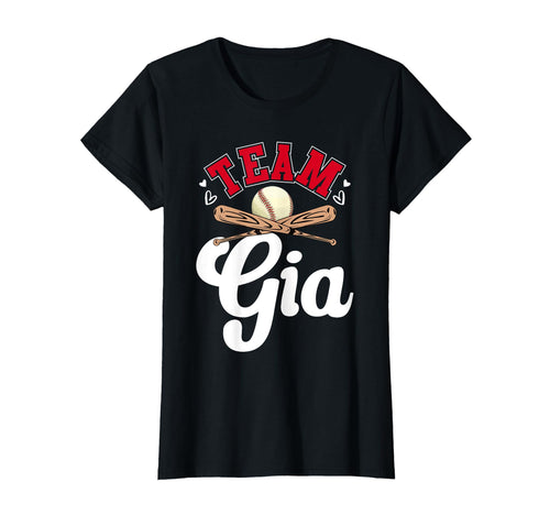 Team Gia Mothers Day Baseball Softball T-Shirt - Novelty Apparel Men Women - T-Shirt, Sweatshirt, Hoodie