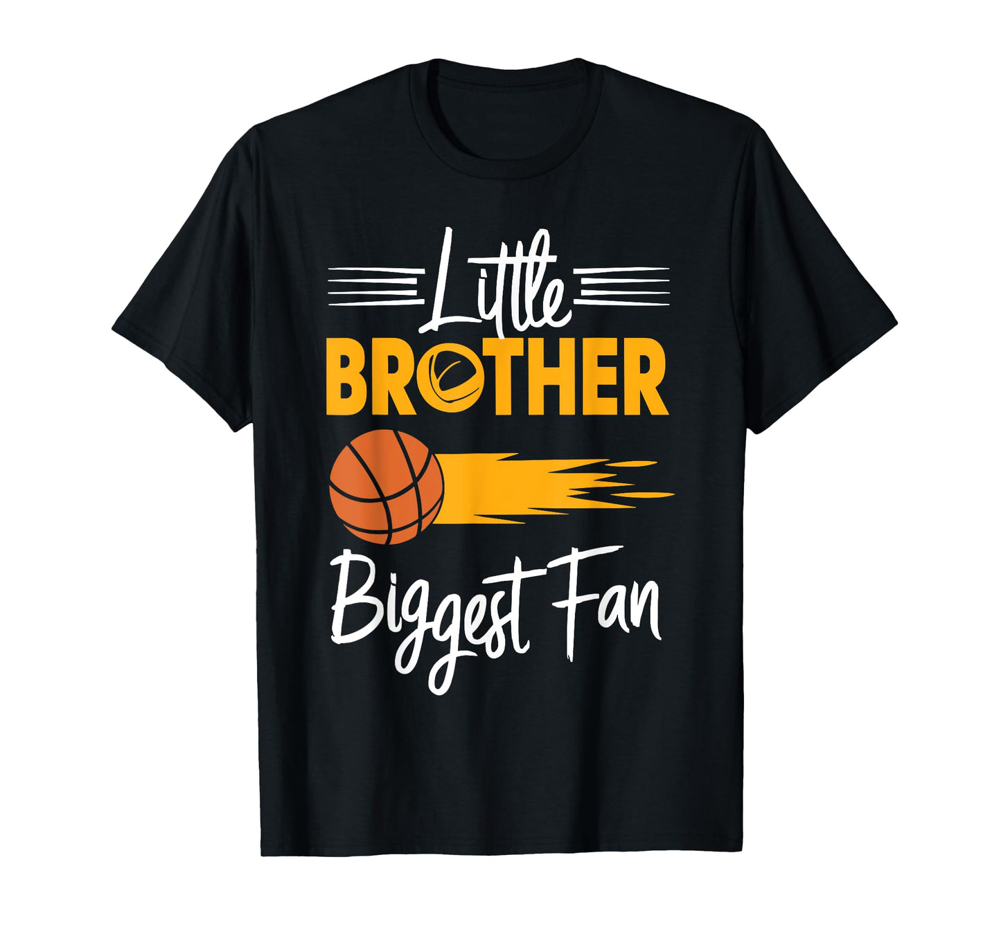 Little Brother Biggest Fan Baseball Gifts Hoodie - Novelty Apparel Unisex - T-Shirt, Sweatshirt, Hoodie