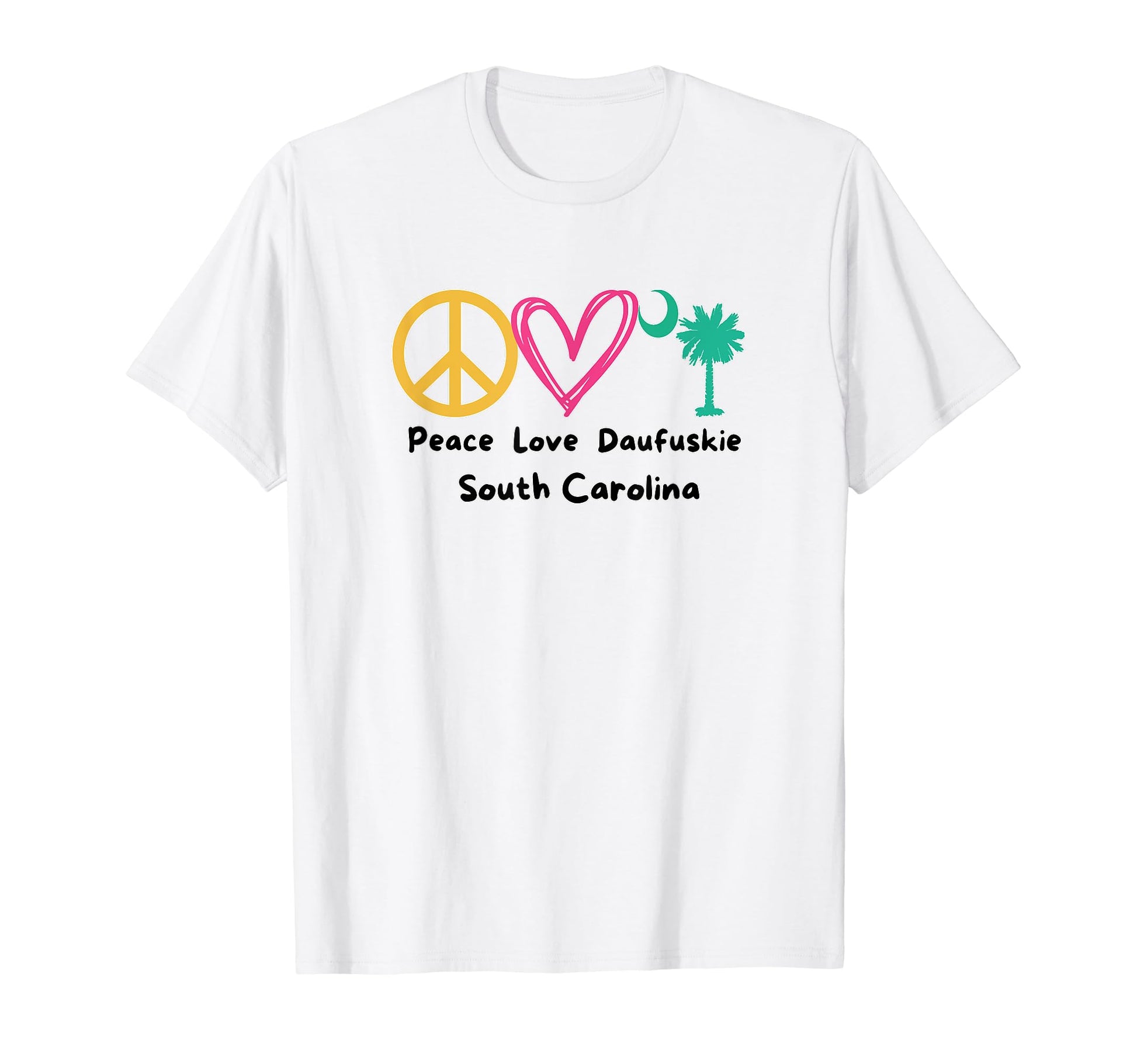 Fun Daufuskie Island South Carolina T-Shirt - Unique Graphic for Adults - T-Shirt, Sweatshirt, Hoodie