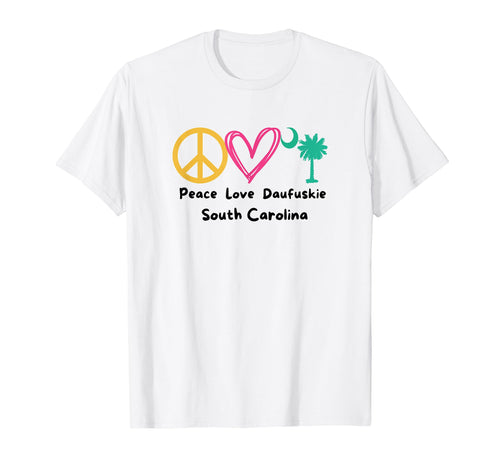 Fun Daufuskie Island South Carolina T-Shirt - Unique Graphic for Adults - T-Shirt, Sweatshirt, Hoodie
