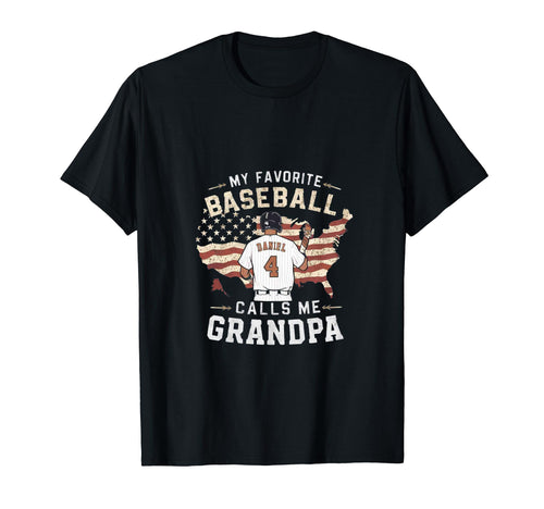 Baseball Grandpa Usa Favorite Player T-Shirt - Custom Art Print for Adults - T-Shirt, Sweatshirt, Hoodie