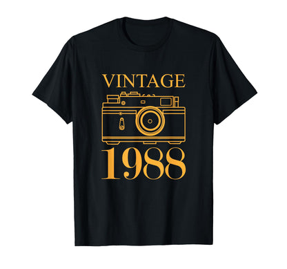 32Nd Birthday Gift 1988 Years Old T-Shirt - Custom Art Print for Adults - T-Shirt, Sweatshirt, Hoodie