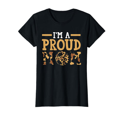 Im Proud Mom Softball T-Shirt - Graphic Print Men Women - T-Shirt, Sweatshirt, Hoodie