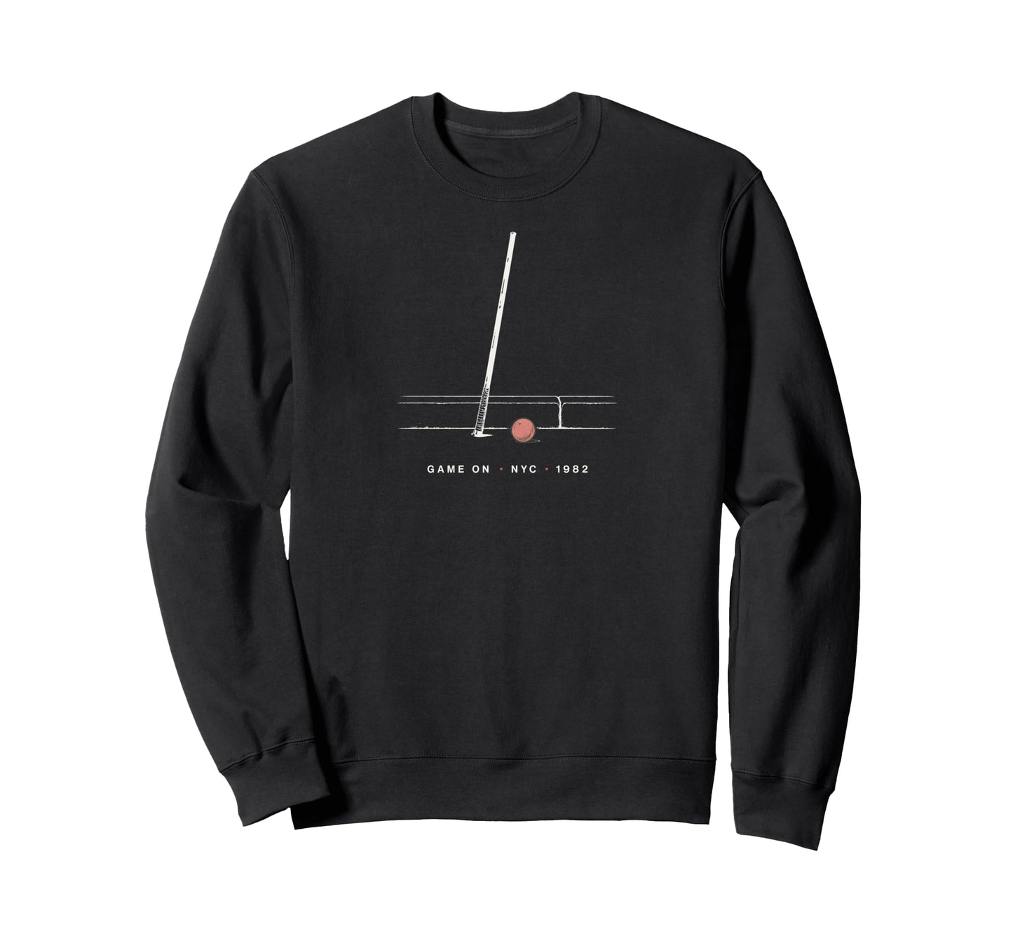 Nyc Stickball Old School New York Sweatshirt - Casual Everyday Wear Unisex - T-Shirt, Sweatshirt, Hoodie