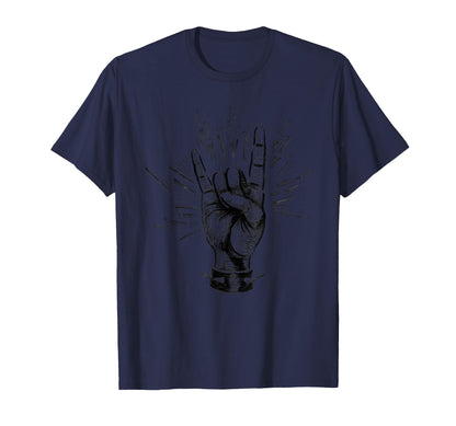 90S Grunge Punk Rock Hand Gesture T-Shirt - Novelty Apparel Men Women - T-Shirt, Sweatshirt, Hoodie