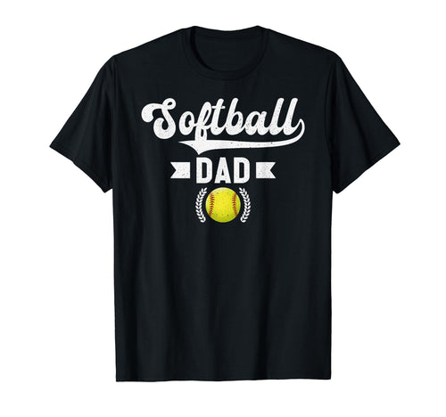 Softball Fathers Day Papa Softball Dad T-Shirt - Fun Novelty Design Unisex - T-Shirt, Sweatshirt, Hoodie