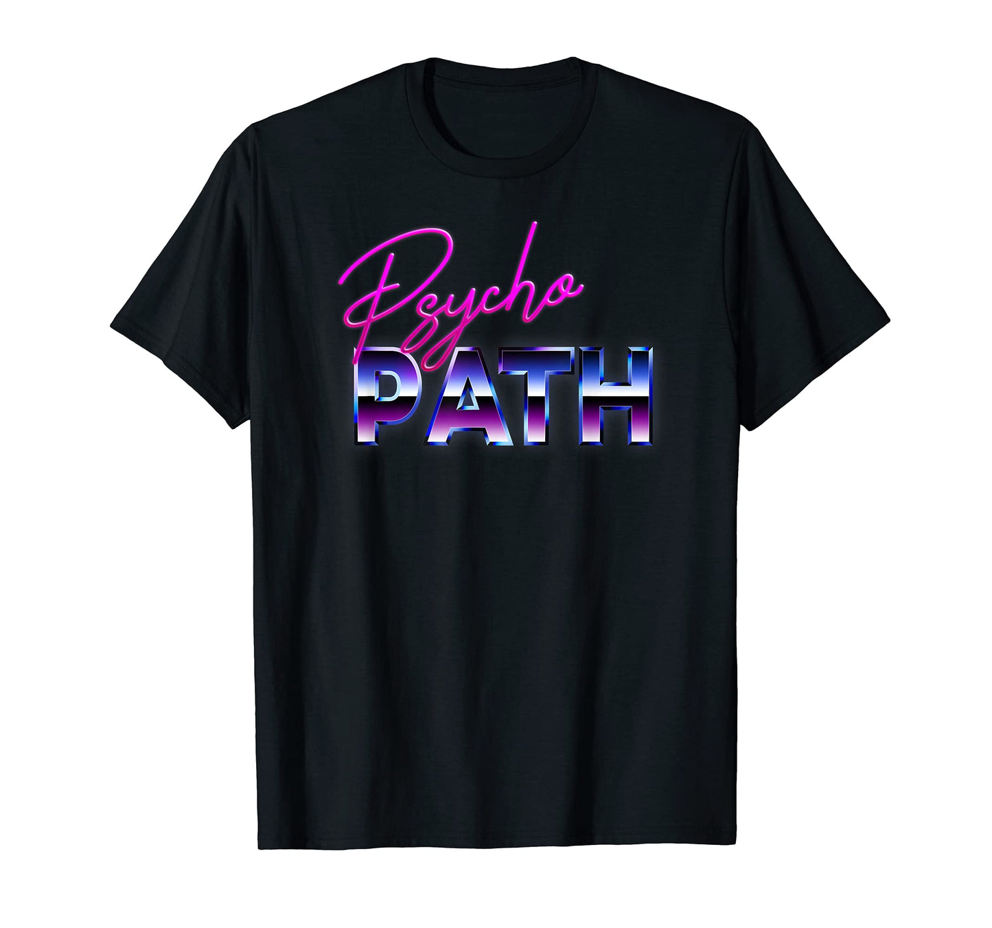 Vaporwave Aesthetic Psychopath 80S T-Shirt - Custom Art Print Men Women - T-Shirt, Sweatshirt, Hoodie