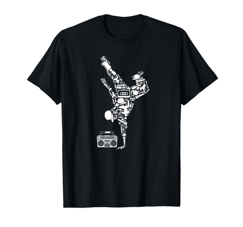 Hip Hop Old School Breakdancing T-Shirt - Streetwear Style for Adults - T-Shirt, Sweatshirt, Hoodie