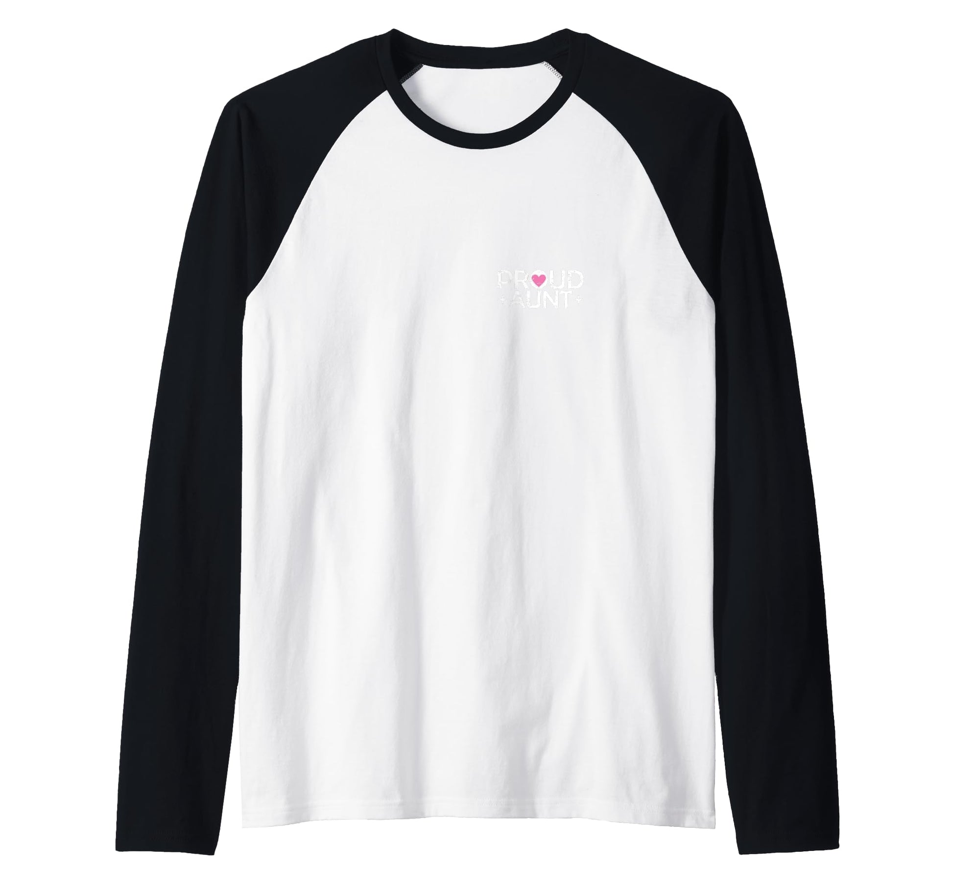 Proud Aunt Small Minimal Heart Sweatshirt - Fun Novelty Design Men Women - T-Shirt, Sweatshirt, Hoodie