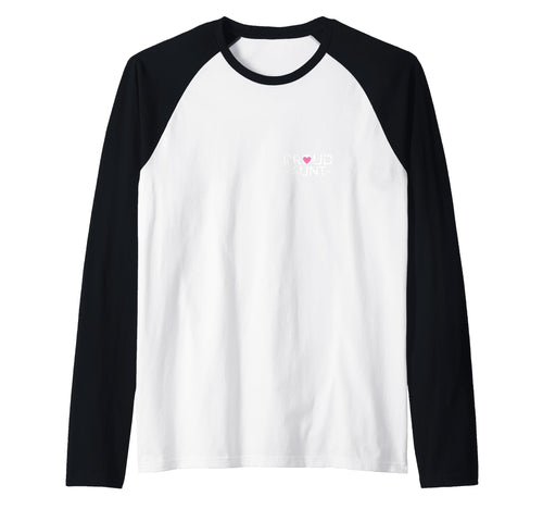 Proud Aunt Small Minimal Heart Sweatshirt - Fun Novelty Design Men Women - T-Shirt, Sweatshirt, Hoodie