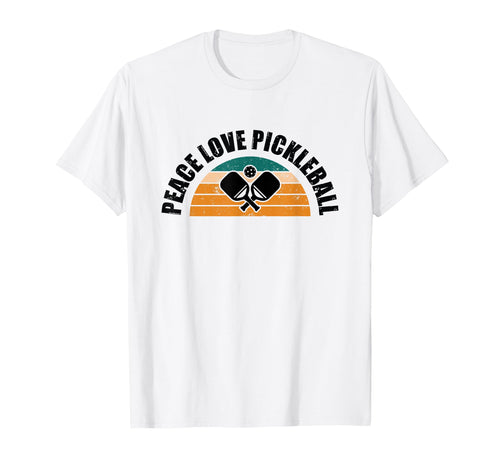Funny Pickleball Peace Love Pickleball T-Shirt - Aesthetic Graphic Unisex - T-Shirt, Sweatshirt, Hoodie