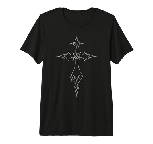 Y2K 90S Goth Cross Alt Emo Grunge T-Shirt - Fun Novelty Design Men Women - T-Shirt, Sweatshirt, Hoodie