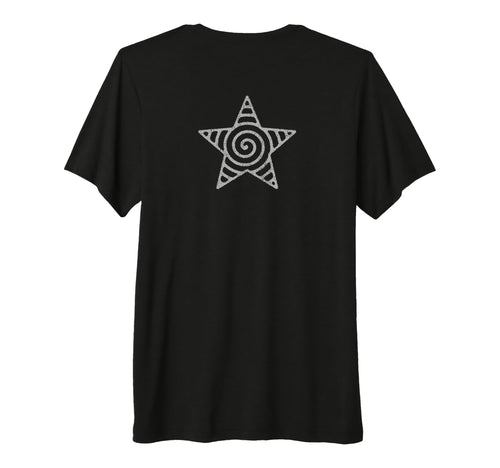 Spiral Star Y2K Grunge 90S Tri Blend T-Shirt - Graphic Print Men Women - T-Shirt, Sweatshirt, Hoodie