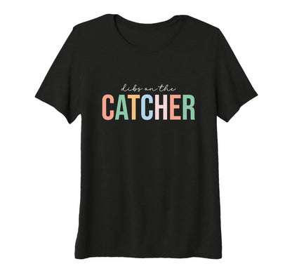 Womens Catcher Girlfriend Catcher Wife T-Shirt - Graphic Print Men Women - T-Shirt, Sweatshirt, Hoodie