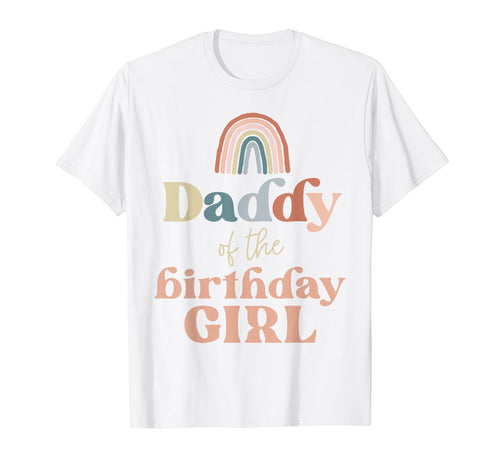 Daddy Birthday Boho Rainbow Party T-Shirt - Fun Novelty Design Men Women - T-Shirt, Sweatshirt, Hoodie