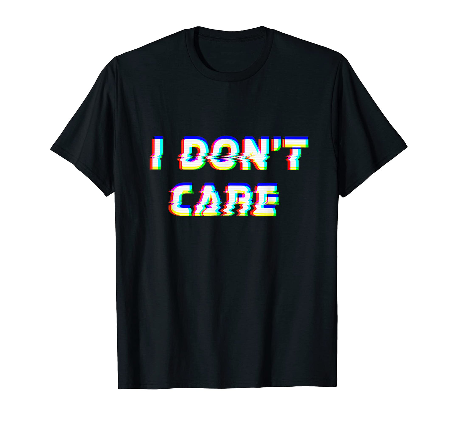 I Dont Care Sassy Vaporwave Grunge 3D T-Shirt - Trendy Graphic Unisex - T-Shirt, Sweatshirt, Hoodie