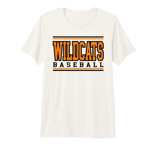 Wildcats Baseball Mom Game Day Orange T-Shirt - Graphic Print for Adults - T-Shirt, Sweatshirt, Hoodie
