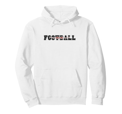 Proud Football Mom Game Day Varsity Script Hoodie - Novelty Apparel Unisex - T-Shirt, Sweatshirt, Hoodie