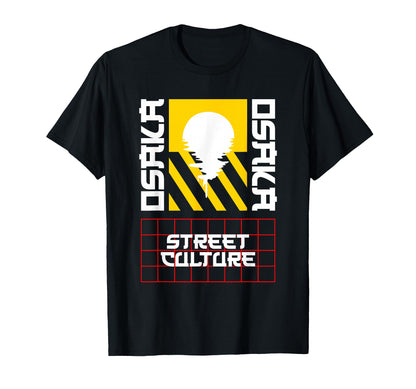 Osaka Street Japan Anime Aesthetic T-Shirt - Streetwear Style for Adults - T-Shirt, Sweatshirt, Hoodie