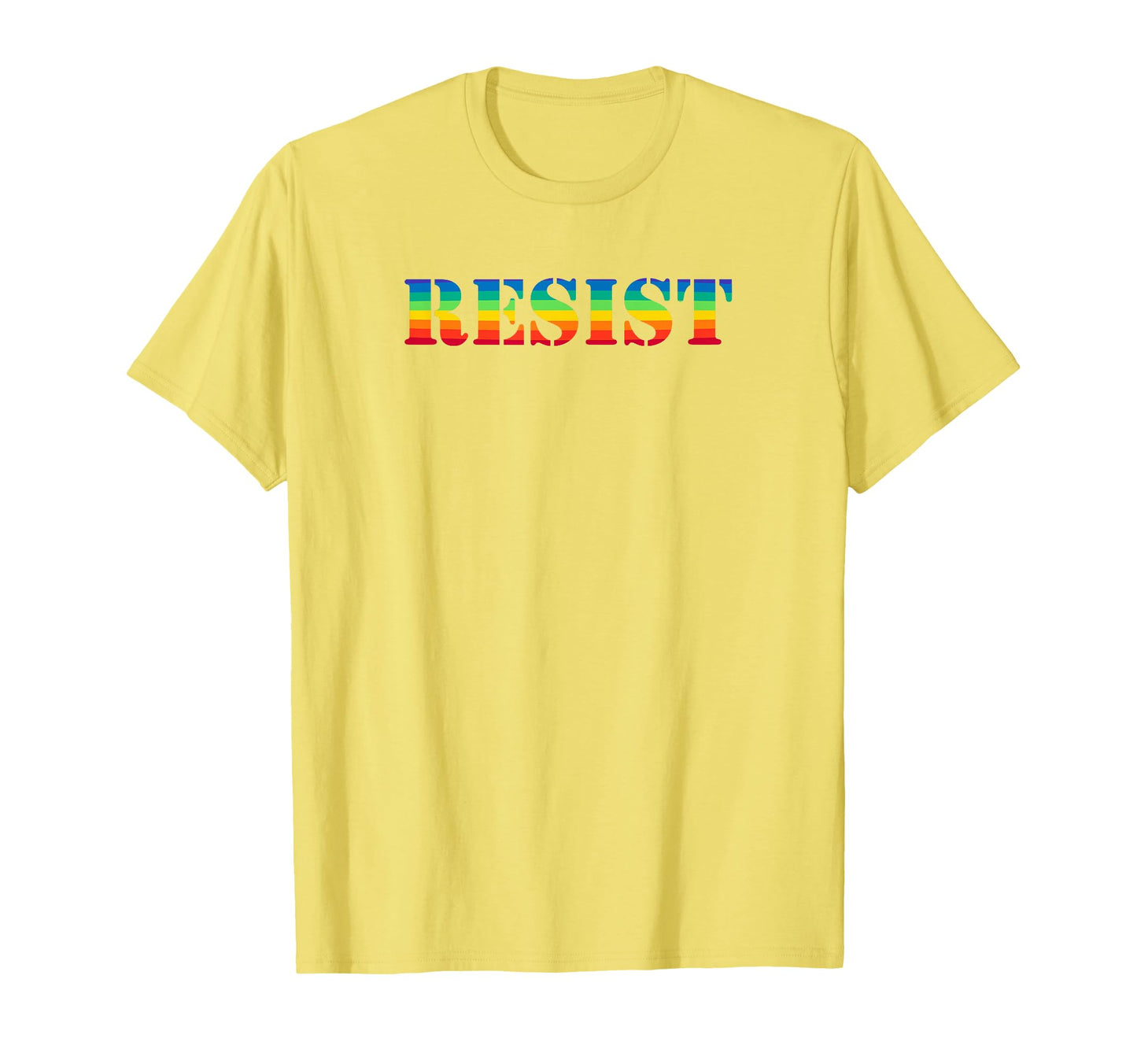 Resist Pride Rainbow Resistance T-Shirt - Casual Everyday Wear for Adults - T-Shirt, Sweatshirt, Hoodie