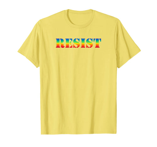 Resist Pride Rainbow Resistance T-Shirt - Casual Everyday Wear for Adults - T-Shirt, Sweatshirt, Hoodie