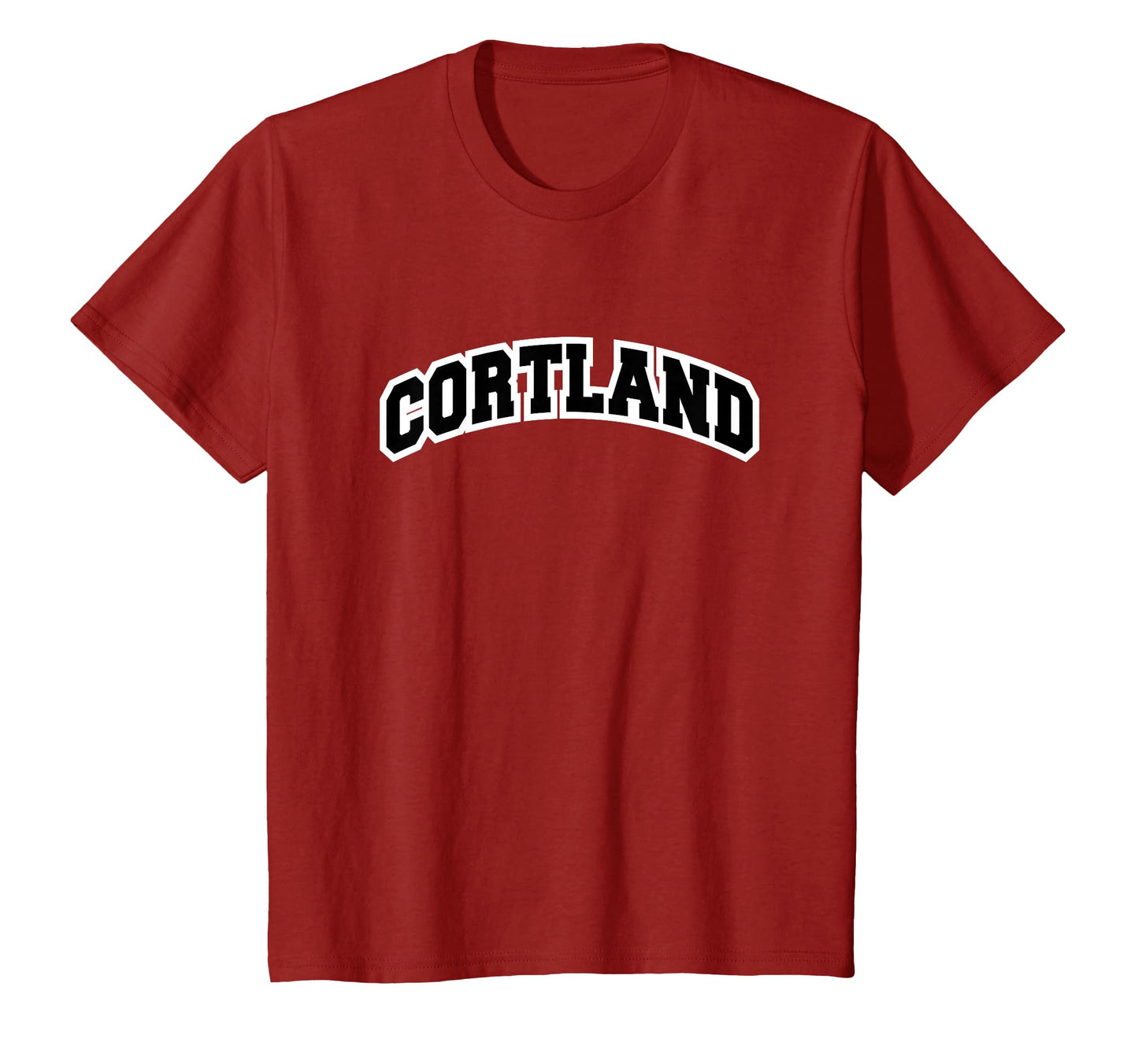 Cortland New York Varsity Red T-Shirt - Streetwear Style Men Women - T-Shirt, Sweatshirt, Hoodie