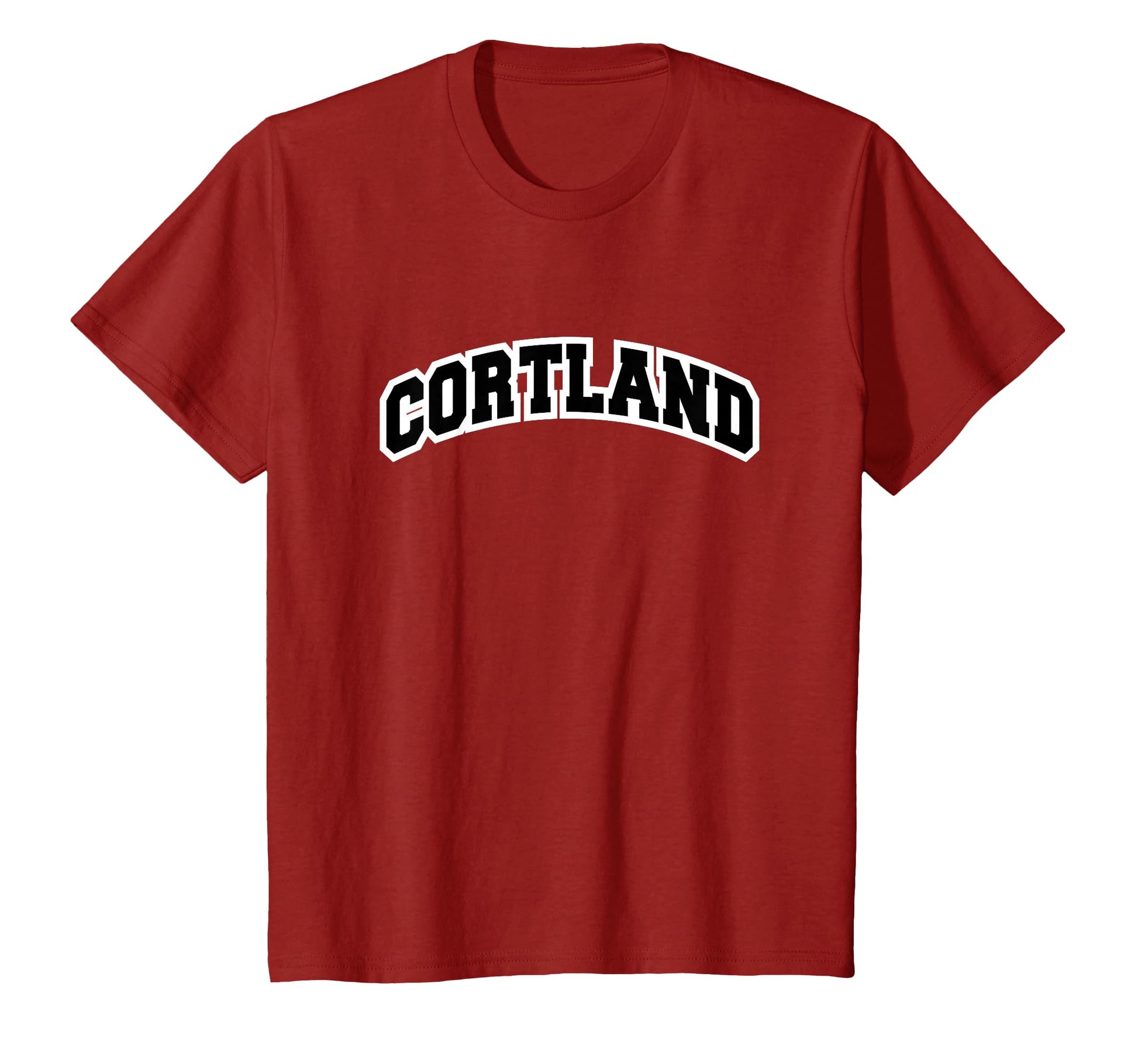Cortland New York Varsity Red T-Shirt - Streetwear Style Men Women - T-Shirt, Sweatshirt, Hoodie
