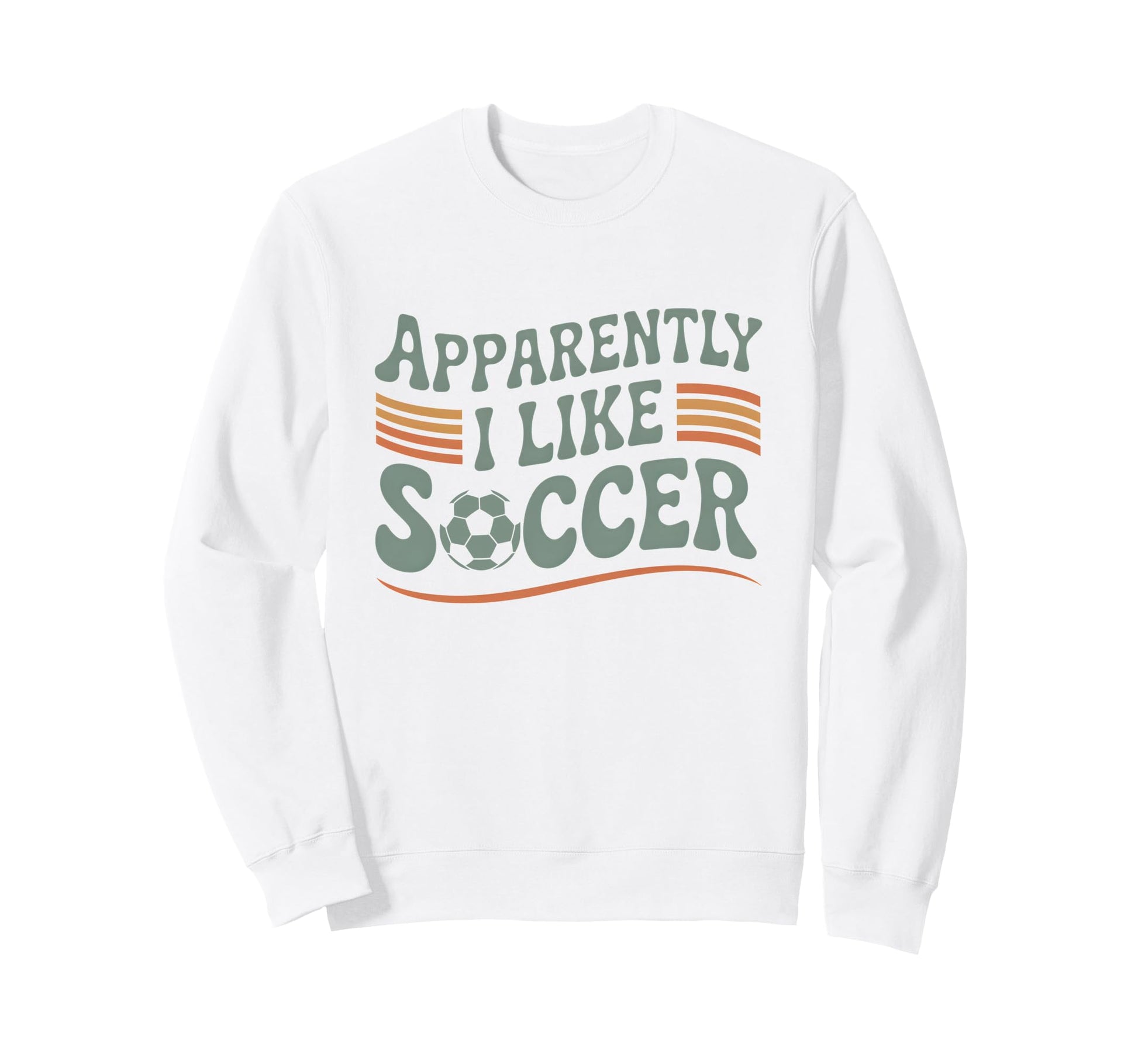 Apparently I Like Soccer Game Day Mom Sweatshirt - Minimalist Print Unisex - T-Shirt, Sweatshirt, Hoodie