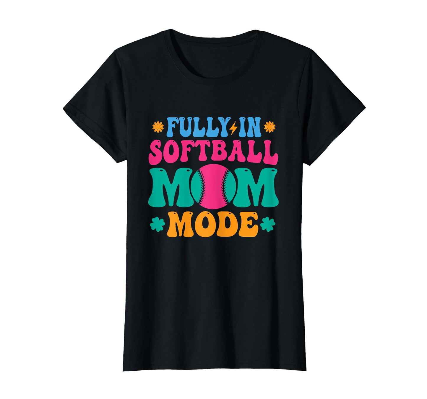 Softball Mom Mothers Day Baseball T-Shirt - Minimalist Print Unisex - T-Shirt, Sweatshirt, Hoodie