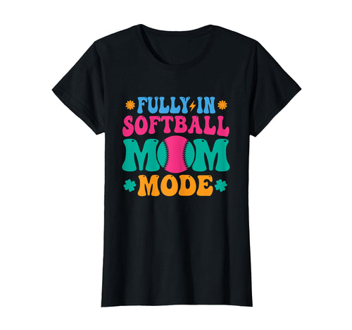 Softball Mom Mothers Day Baseball T-Shirt - Minimalist Print Unisex - T-Shirt, Sweatshirt, Hoodie