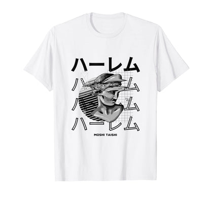 Vaporwave Statue Aesthetic Art Glitch T-Shirt - Trendy Graphic Men Women - T-Shirt, Sweatshirt, Hoodie