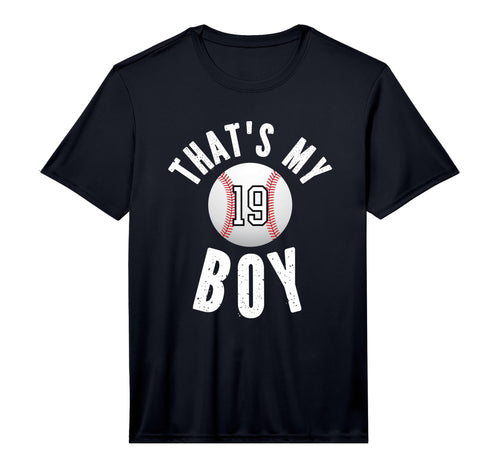 Thats My Baseball Number 19 T-Shirt - Novelty Apparel for Adults - T-Shirt, Sweatshirt, Hoodie