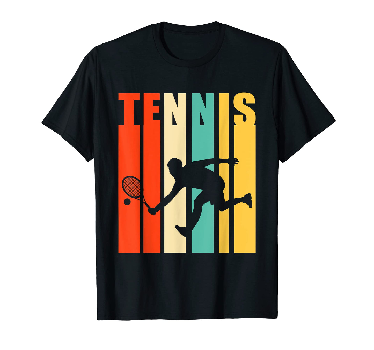 Tennis Stripes Funny Tennis T-Shirt - Trendy Graphic for Adults - T-Shirt, Sweatshirt, Hoodie