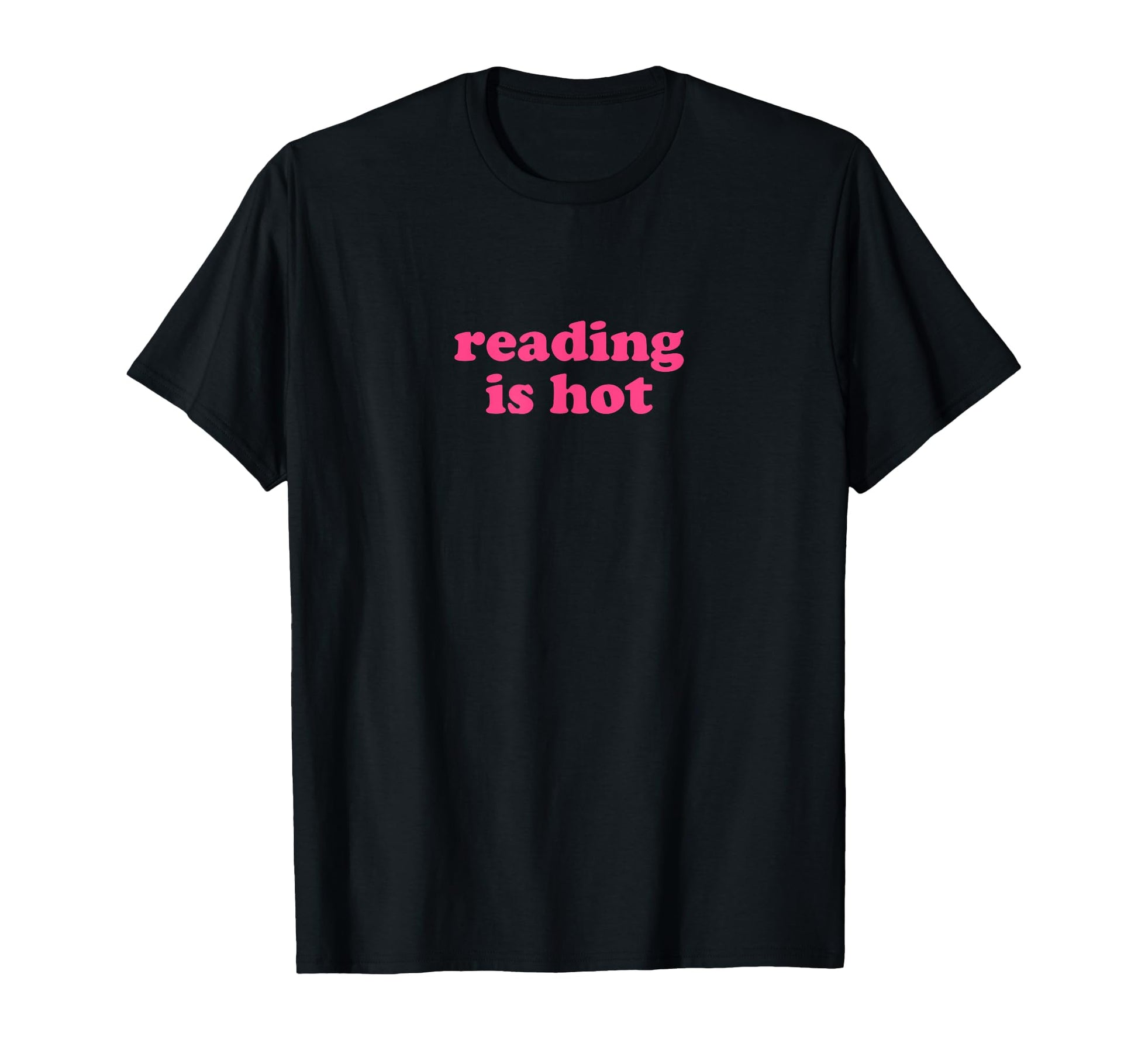 Reading Is Hot Y2K Aesthetic T-Shirt - Novelty Apparel Unisex - T-Shirt, Sweatshirt, Hoodie