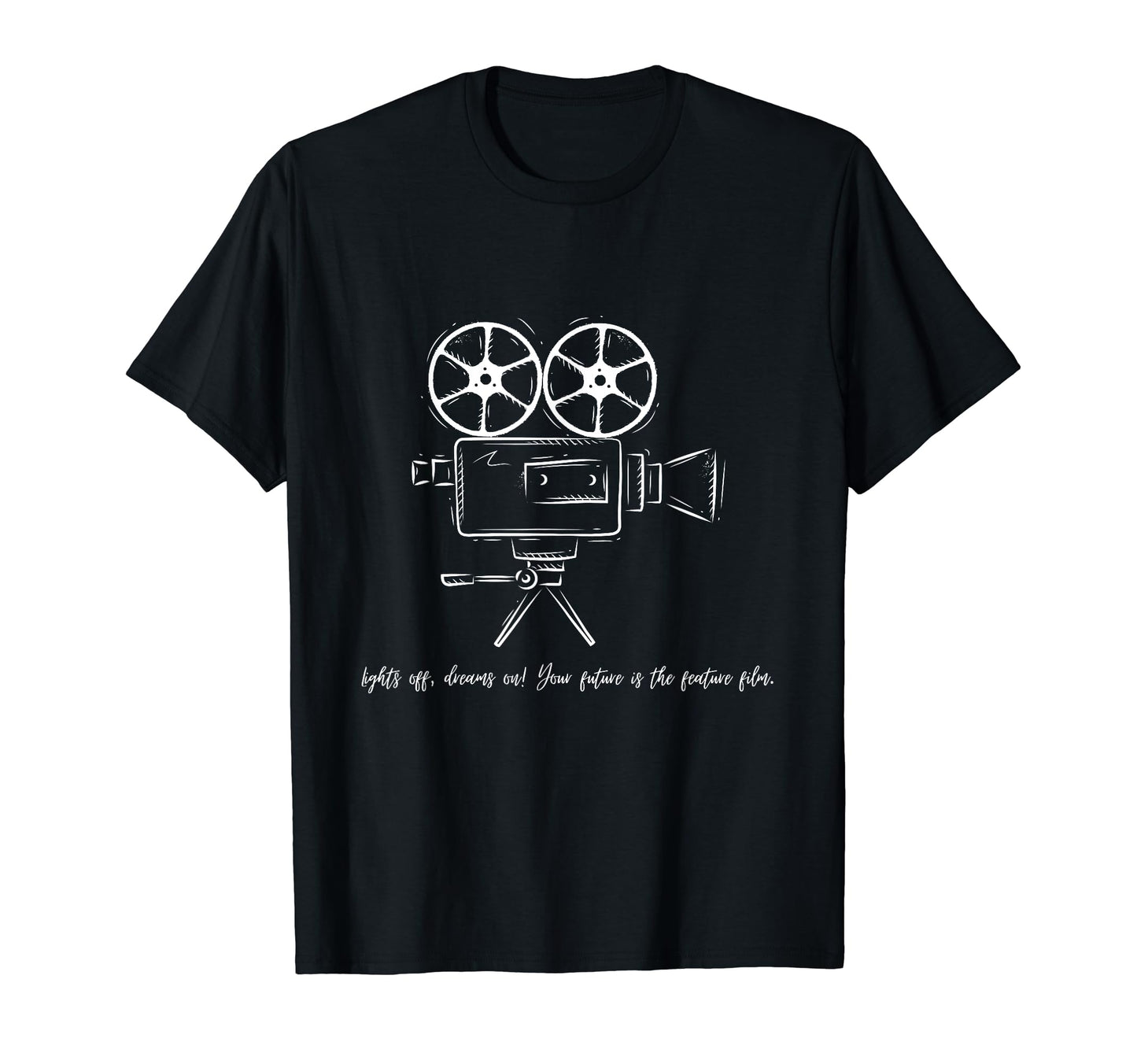 Lights Camera Action Tribute To Golden Era T-Shirt - Trendy Graphic Unisex - T-Shirt, Sweatshirt, Hoodie
